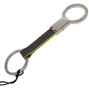 ブルガリ フラグメント コラボ キーリング キーホルダー 藤原ヒロシ  グレー 0035【中古】BVLGARI FRAGMENT