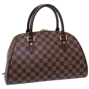 新品同様 ルイヴィトン ダミエ リベラMM N41434 ハンドバッグ エベヌ LV 0039【中古】LOUIS VUITTON
