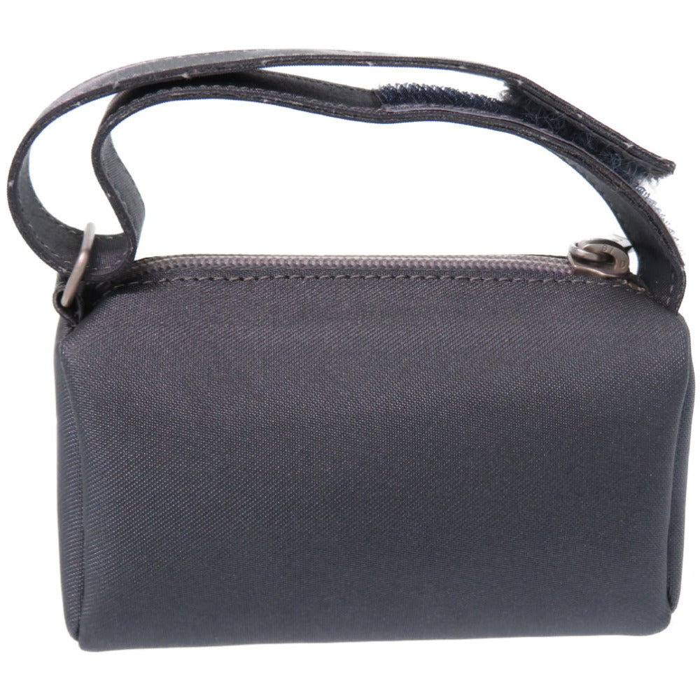新品同様 シャネル ナイロン ポーチ ヴィンテージ 5番台 グレー 0047【中古】CHANEL