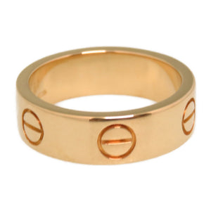 新品同様 カルティエ 750YG ラブリング #51 K18YG イエローゴールド アクセサリー 11号 0052【中古】CARTIER レディース