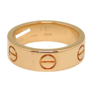 新品同様 カルティエ 750YG ラブリング #51 K18YG イエローゴールド アクセサリー 11号 0052【中古】CARTIER レディース