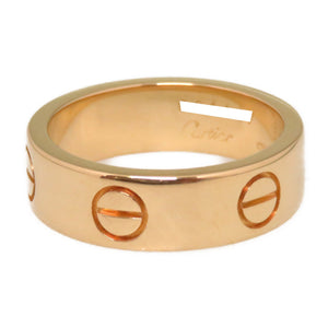 新品同様 カルティエ 750YG ラブリング #51 K18YG イエローゴールド アクセサリー 11号 0052【中古】CARTIER レディース