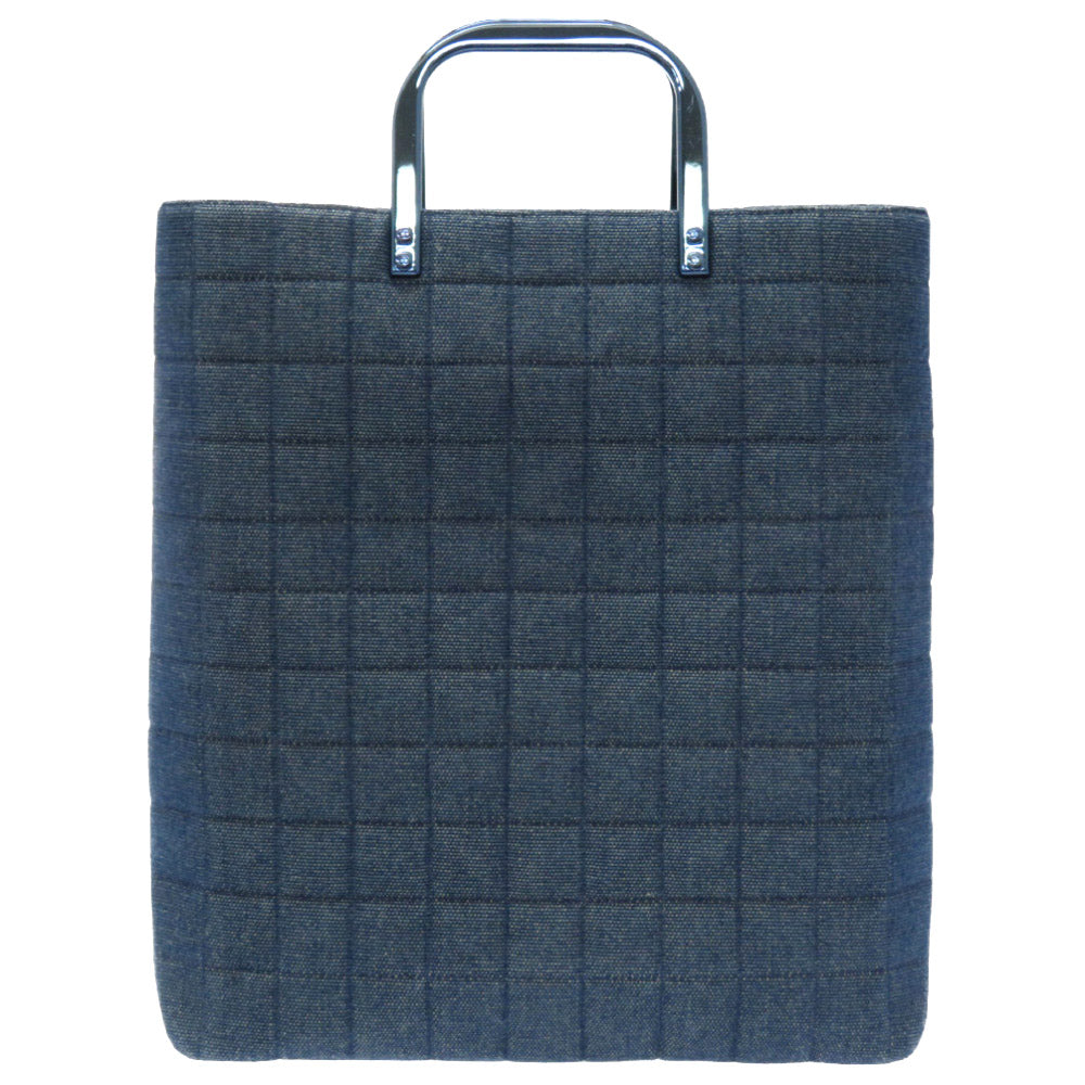 新品同様 シャネル デニム チョコバー トートバッグ ブルー インディゴ 青 0072【中古】CHANEL ヴィンテージ