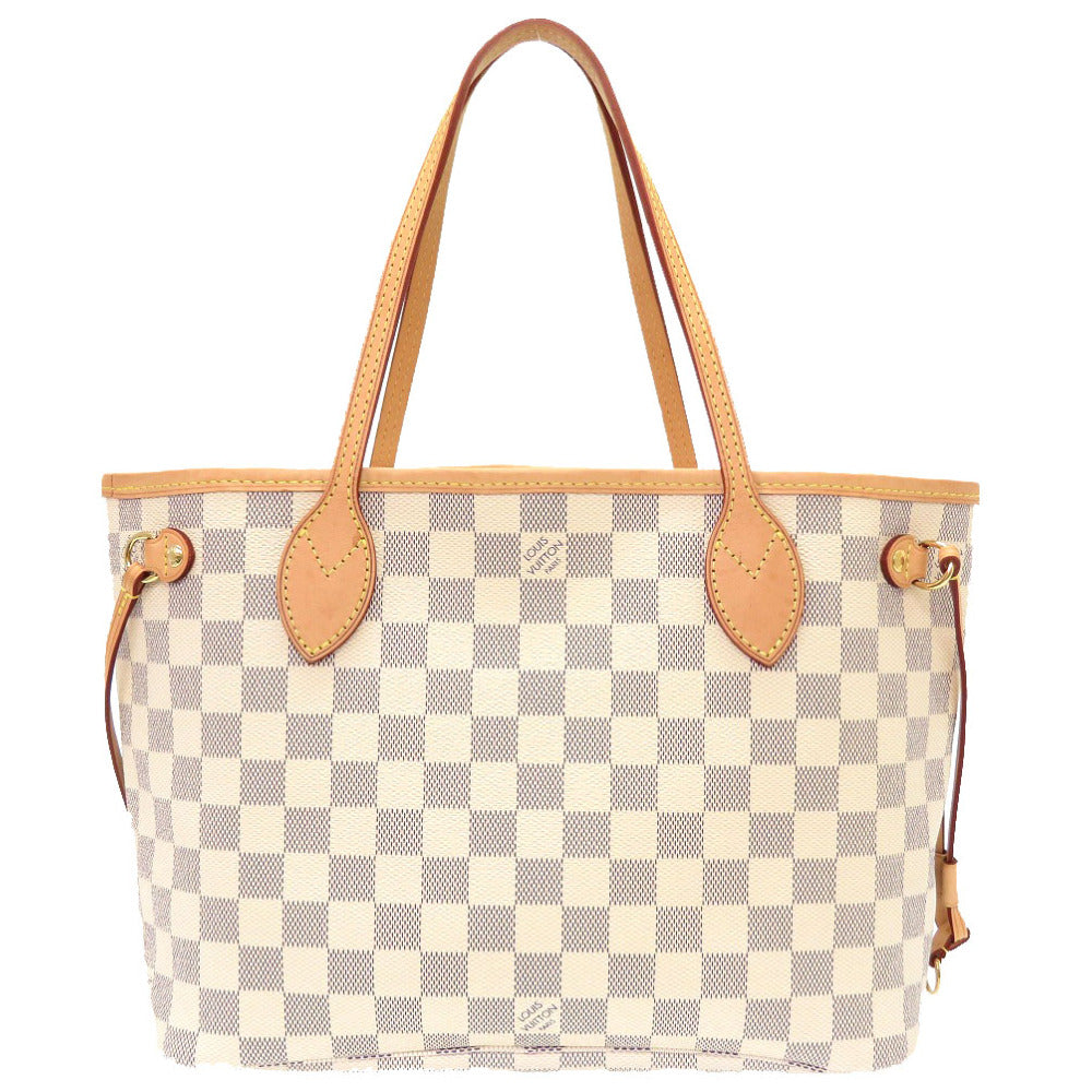 美品 ルイ ヴィトン ダミエ アズール ネヴァーフルPM N41362 トートバッグ バッグ LV 0092 【中古】 LOUIS VUITTON