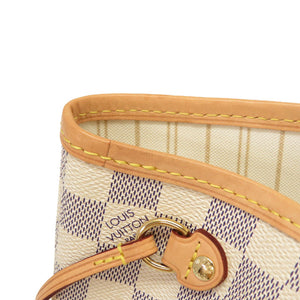 美品 ルイ ヴィトン ダミエ アズール ネヴァーフルPM N41362 トートバッグ バッグ LV 0092 【中古】 LOUIS VUITTON