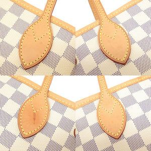 美品 ルイ ヴィトン ダミエ アズール ネヴァーフルPM N41362 トートバッグ バッグ LV 0092 【中古】 LOUIS VUITTON