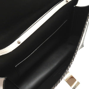 新品同様 プロエンザスクーラー 編み込み レザー ホワイト ブラック 2WAY ショルダーバッグ バッグ 白 黒 0116 【中古】 Proenza Schoule