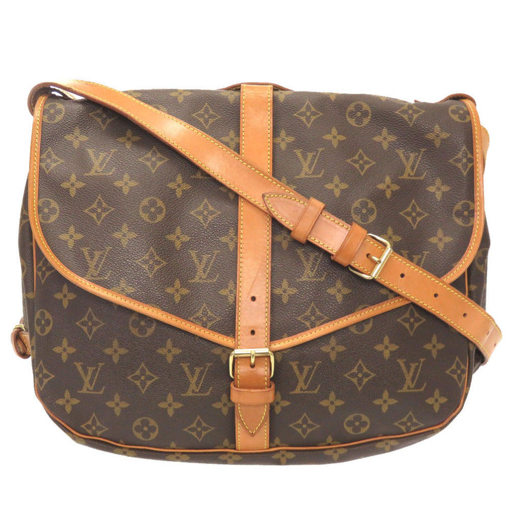 ルイ ヴィトン モノグラム ソミュール35 M42254 ショルダーバッグ バッグ LV 0121 【中古】 LOUIS VUITTON