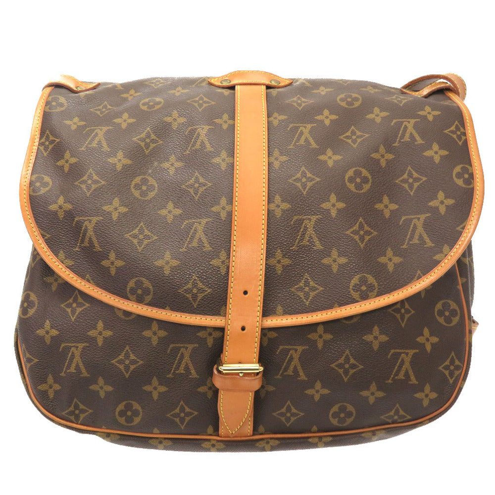 ルイ ヴィトン モノグラム ソミュール35 M42254 ショルダーバッグ バッグ LV 0121 【中古】 LOUIS VUITTON