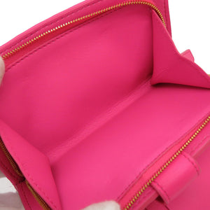 未使用 ボッテガ ヴェネタ イントレチャート レザー ピンク ゴールド金具 二つ折り財布 財布 0056 【中古】 BOTTEGAVENETA