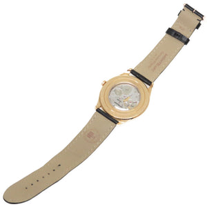 美品 モンブラン ヘリテージ クロノメトリー ウルトラスリム 金無垢 112516 裏スケ 手巻き 腕時計 K18PG 750 シルバー文字盤 0070【中古】MONTBLANC メンズ