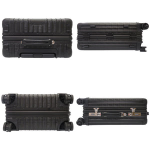 美品 リモワ × フェンディ FFロゴ 33L ズッカ柄 ブラック アルミ 972 90 02 3 キャリーバッグ バッグ 黒 0073 【中古】 RIMOWA メンズ