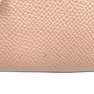 ブルガリ ブルガリブルガリ コインケース 小銭入れ ピンク レザー シルバー金具 財布 【中古】0111 BVLGARI