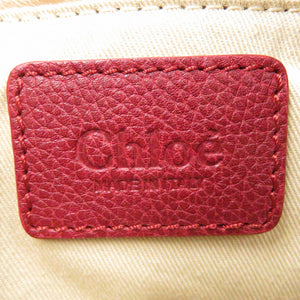 美品 クロエ パラティ スモール ベリーカップケーキ レッド レザー 2WAY ショルダーバッグ ハンドバッグ 0162 【中古】 Chloe