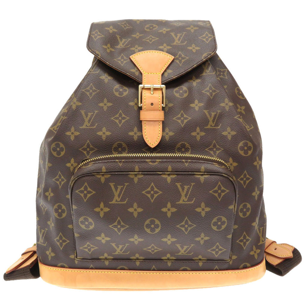 美品 ルイ ヴィトン モノグラム モンスリGM M51135 リュックサック バックパック バッグ LV 0293 【中古】 LOUIS VUITTON
