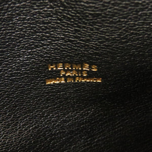 美品 エルメス アールディ アルデンヌ ブラック ゴールド金具 □B刻印 ハンドバッグ バッグ 黒 0324 【中古】 HERMES