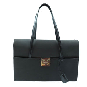 美品 グッチ キャンバス レザー ブラック ゴールド金具 001 4218 ショルダーバッグ バッグ 黒 0333 【中古】 GUCCI