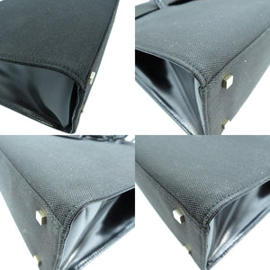 美品 グッチ キャンバス レザー ブラック ゴールド金具 001 4218 ショルダーバッグ バッグ 黒 0333 【中古】 GUCCI