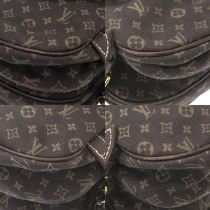 美品 ルイ ヴィトン モノグラム ミニ ラン ソミュール30 M95227 エベヌ ショルダーバッグ バッグ LV 0360 【中古】 LOUIS VUITTON