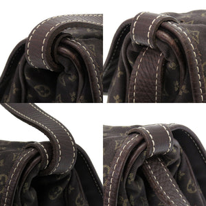 美品 ルイ ヴィトン モノグラム ミニ ラン ソミュール30 M95227 エベヌ ショルダーバッグ バッグ LV 0360 【中古】 LOUIS VUITTON