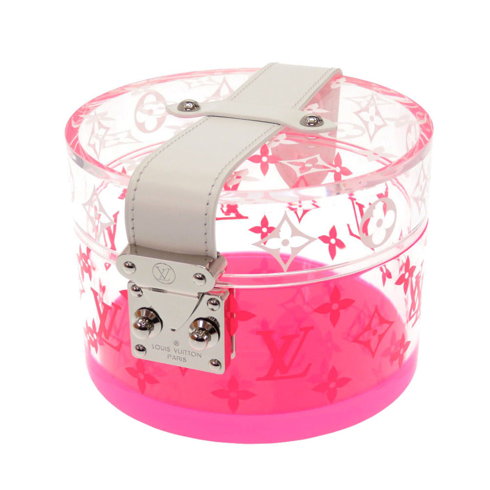 未使用 ルイ ヴィトン モノグラム ボワット スコット GI0414 プレキシガラス レザー ホワイト ジュエリーケース ボックス LV 0071 【中古】 LOUIS VUITTON