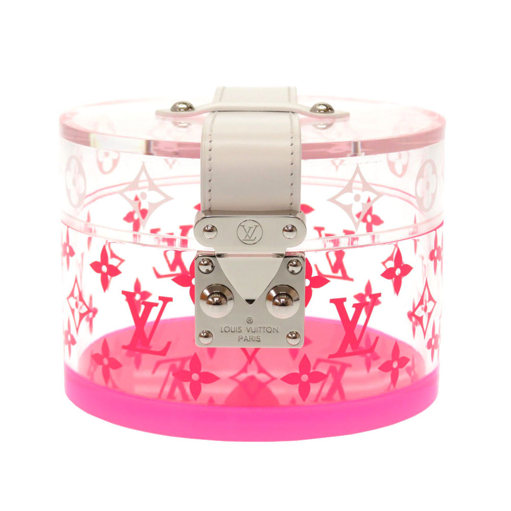 未使用 ルイ ヴィトン モノグラム ボワット スコット GI0414 プレキシガラス レザー ホワイト ジュエリーケース ボックス LV 0071 【中古】 LOUIS VUITTON