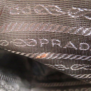 プラダ ミニボストン ブラウン レザー シルバー金具 ミニボストンバッグ ハンドバッグ バッグ 茶 0094 【中古】 PRADA