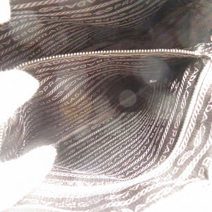 プラダ ミニボストン ブラウン レザー シルバー金具 ミニボストンバッグ ハンドバッグ バッグ 茶 0094 【中古】 PRADA