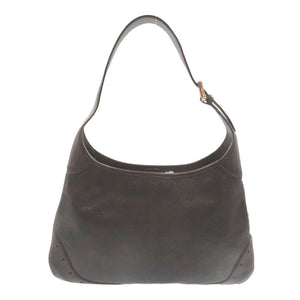 グッチ グッチシマ 145778 ワンショルダーバッグ ハンドバッグ ブラウン ゴールド金具 【中古】0098