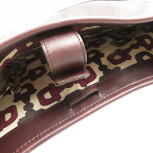 グッチ グッチシマ 145778 ワンショルダーバッグ ハンドバッグ ブラウン ゴールド金具 【中古】0098