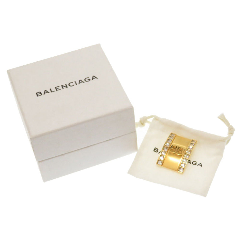 美品 バレンシアガ ビッグイヤリング 片耳 ゴールド メタル アクセサリー 0143【中古】BALENCIAGA