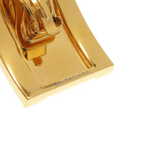 美品 バレンシアガ ビッグイヤリング 片耳 ゴールド メタル アクセサリー 0143【中古】BALENCIAGA