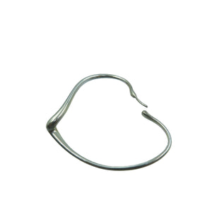 ティファニー オープンハート フープ ピアス エルサ ペレッティ シルバー925 ミディアム 0147【中古】TIFFANY&Co.