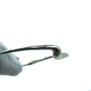 ティファニー オープンハート フープ ピアス エルサ ペレッティ シルバー925 ミディアム 0147【中古】TIFFANY&Co.