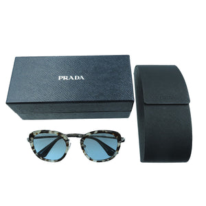 美品 プラダ サングラス SPR58U ブラウン 茶 アイウエア シルバー金具 0152【中古】PRADA