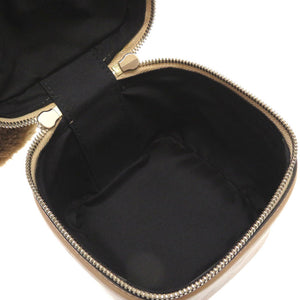 美品 ハンティング ワールド レザー ベージュ バニティバッグ 2WAY ショルダーバッグ バッグ ポーチ付 0198 【中古】 HUNTING WORLD