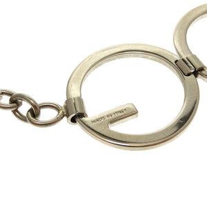 美品 グッチ GG シルバーチェーン ベルト ステンレス 0248 【中古】 GUCCI