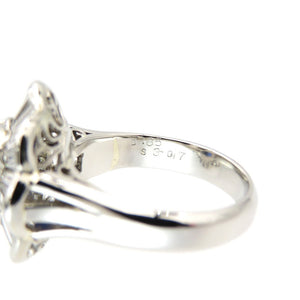 美品 サファイア3.07ct ダイヤ1.85ct Pt900 リング 指輪 プラチナ ダイヤモンド 11.5号 ジュエリー アクセサリー 青 ブルー 0098【中古】レディース