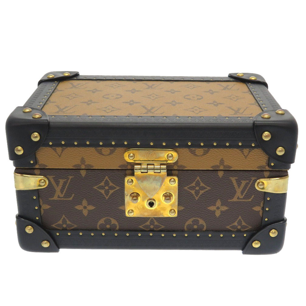 美品 ルイ ヴィトン モノグラム リバース コフレ トレゾール M20094 ジュエリーボックス ケース 箱 LV 0028 【中古】 LOUIS VUITTON