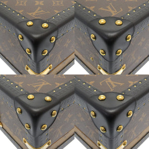 美品 ルイ ヴィトン モノグラム リバース コフレ トレゾール M20094 ジュエリーボックス ケース 箱 LV 0028 【中古】 LOUIS VUITTON