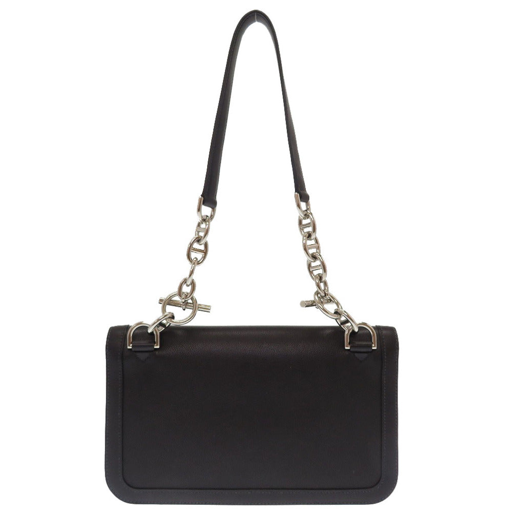 美品 エルメス サックアメイン エバーカラー ブルーインディゴ シルバー金具 □N刻印 シェーヌダンクル ショルダーバッグ バッグ 紺 0030 【中古】 HERMES