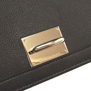 美品 エルメス サックアメイン エバーカラー ブルーインディゴ シルバー金具 □N刻印 シェーヌダンクル ショルダーバッグ バッグ 紺 0030 【中古】 HERMES