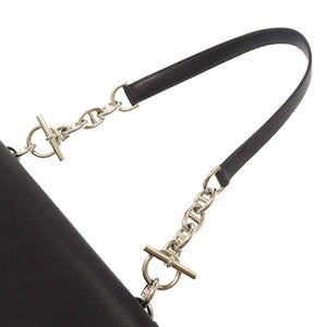 美品 エルメス サックアメイン エバーカラー ブルーインディゴ シルバー金具 □N刻印 シェーヌダンクル ショルダーバッグ バッグ 紺 0030 【中古】 HERMES