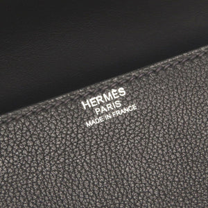 美品 エルメス サックアメイン エバーカラー ブルーインディゴ シルバー金具 □N刻印 シェーヌダンクル ショルダーバッグ バッグ 紺 0030 【中古】 HERMES