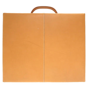 エルメス エールライトMM ヴァッシュ ナチュラル シルバー金具 □I刻印 ブリーフケース バッグ 茶 0031 【中古】 HERMES メンズ