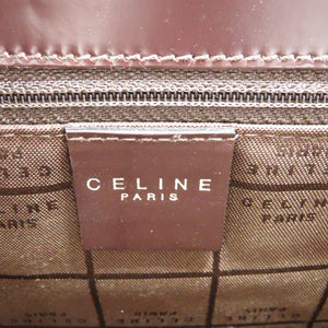 セリーヌ Cマカダム ベージュ ハラコ ワンショルダー ヴィンテージ ショルダーバッグ バッグ 0044 【中古】 CELINE