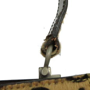 セリーヌ Cマカダム ベージュ ハラコ ワンショルダー ヴィンテージ ショルダーバッグ バッグ 0044 【中古】 CELINE