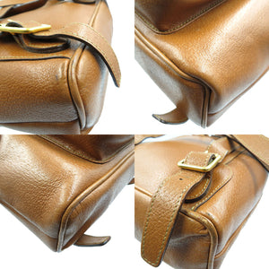 グッチ バンブー レザー ブラウン 03 2265 0030 ミニリュックサック バックパック バッグ 茶 0045 【中古】 GUCCI