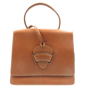 ロエベ バルセロナ レザー ブラウン ヴィンテージ 2WAY ハンドバッグ ショルダーバッグ バッグ 茶 0047 【中古】 LOEWE