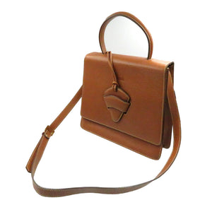 ロエベ バルセロナ レザー ブラウン ヴィンテージ 2WAY ハンドバッグ ショルダーバッグ バッグ 茶 0047 【中古】 LOEWE